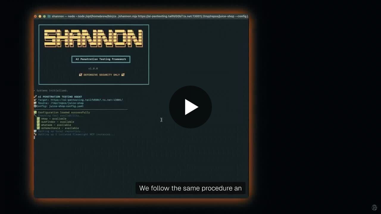 Revolutionizing Web App Security: Meet Shannon, the AI Hacker