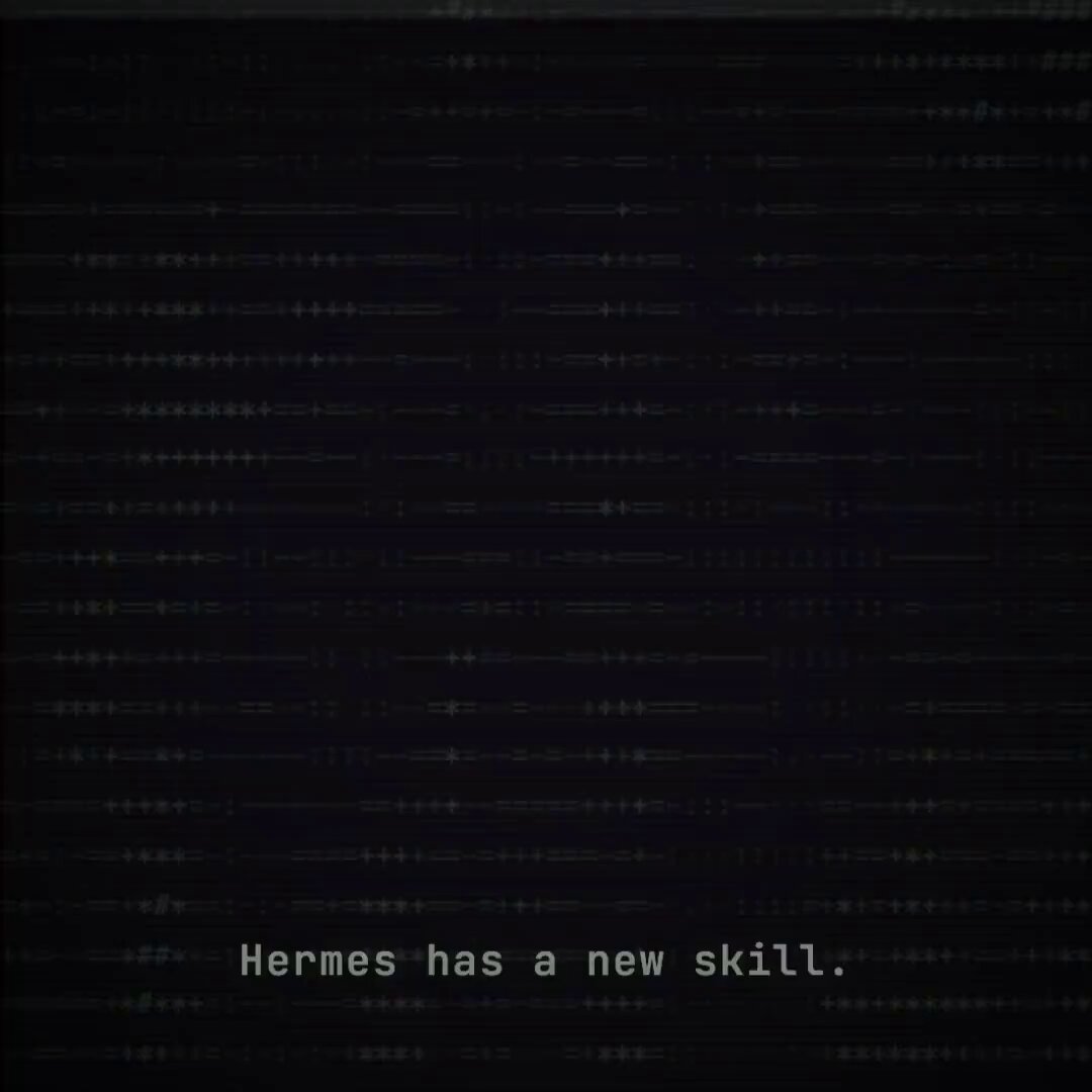 Hermes Agent gains Hyperframes video-editing skill