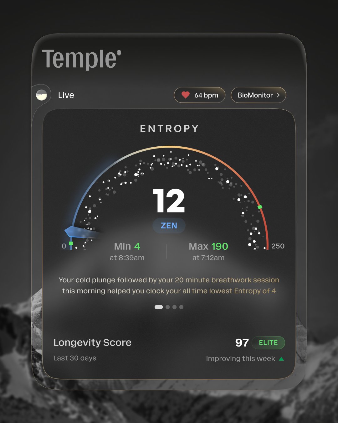 Temple launches Entropy metric to track real‑time metabolic cost