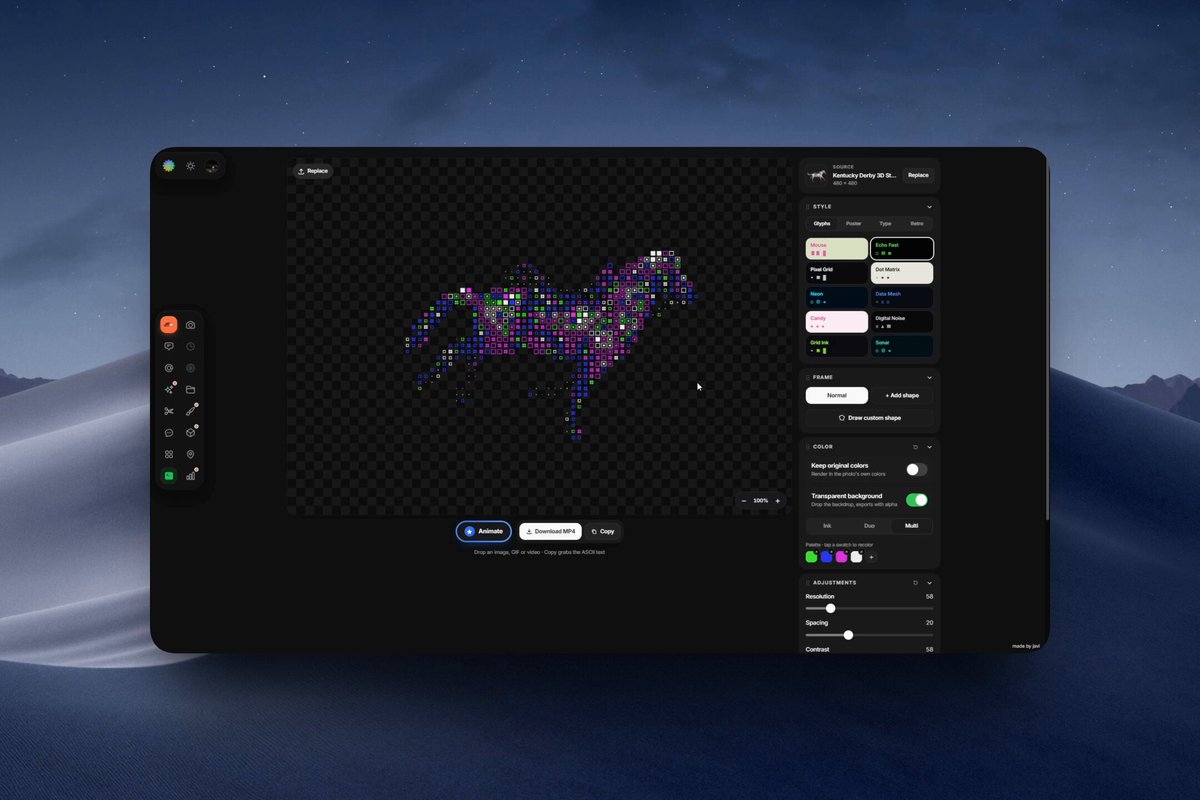 asciilab launches to turn images and videos into ASCII art