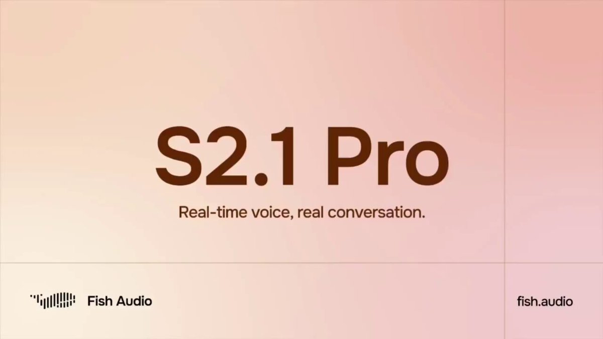 Fish Audio makes S2.1 Pro TTS model free for developers