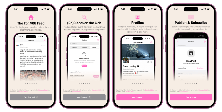 HyperTexting App Turns the Open Web Into a Scrollable Social Feed