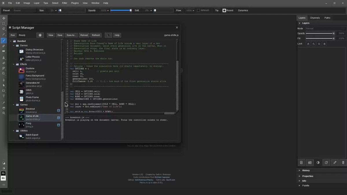Patchy 0.82 adds Affinity import and scripting test
