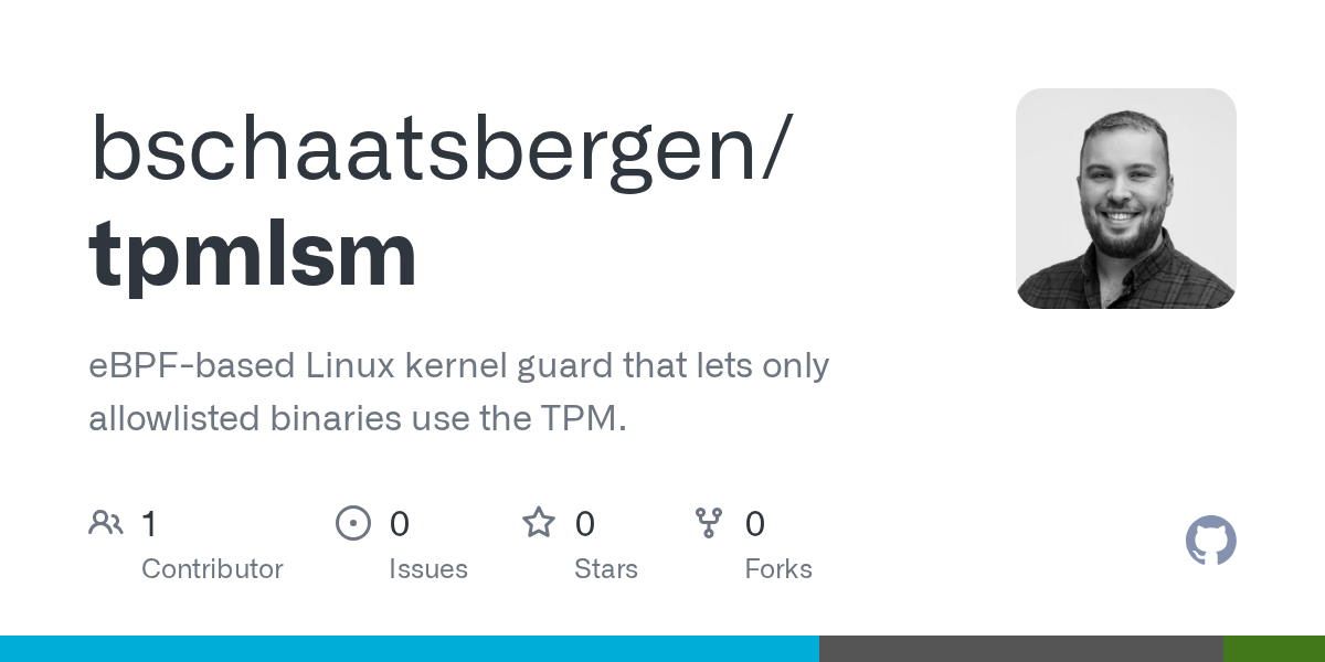 tpmlsm adds eBPF guard to restrict TPM access on Linux