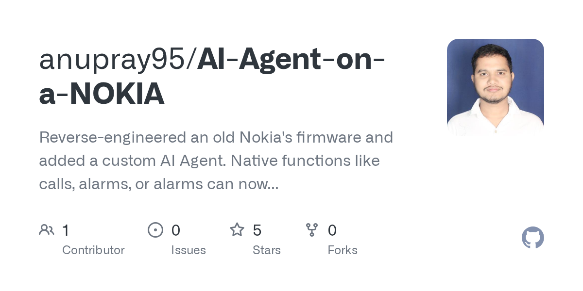 AI chat agent runs on a Nokia 110 4G via a hacked calculator app
