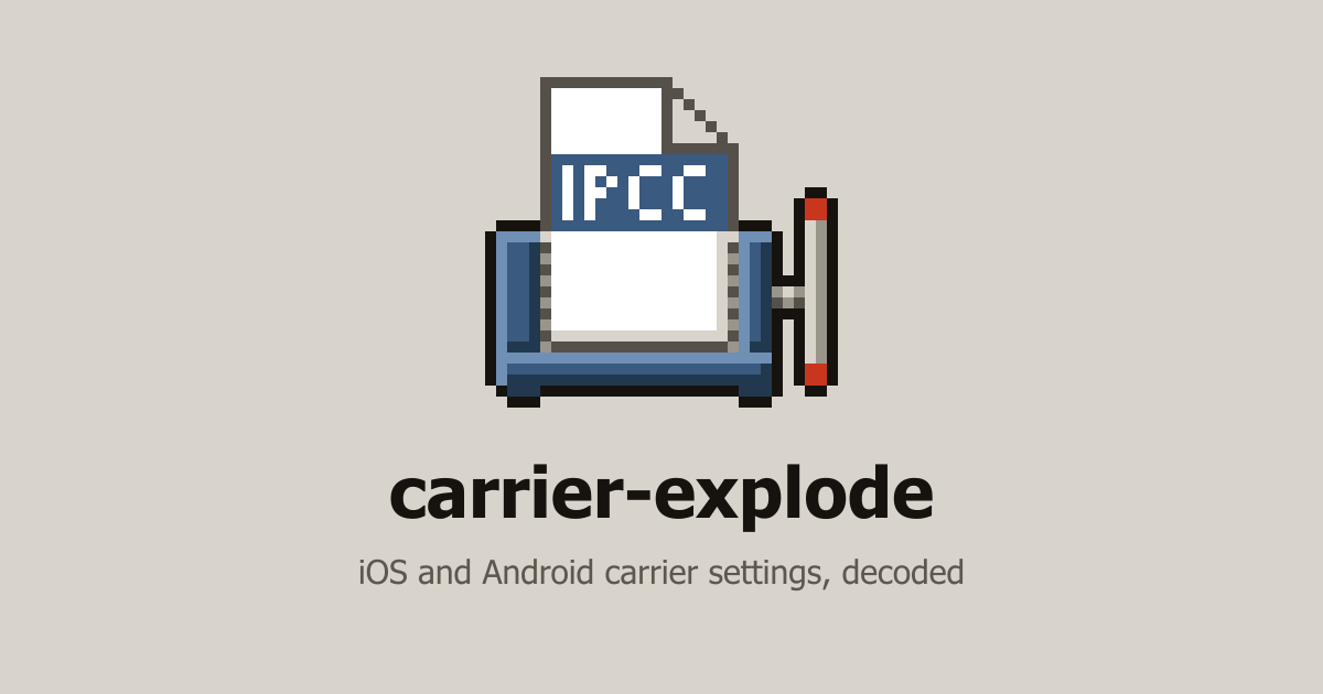 carrier-explode 2.0 adds API and daily CC0 carrier‑settings dataset