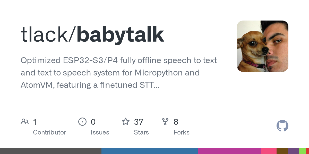 BabyTalk brings offline speech AI to ESP32‑S3 and P4
