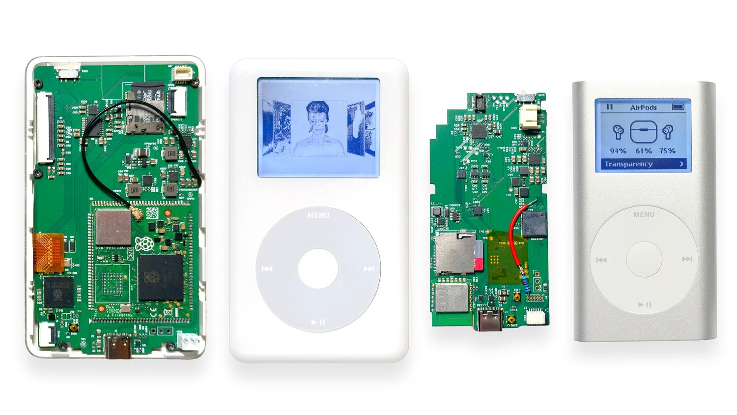 Sprout Pi Mainboard revives classic iPods with RP2350 and modern I/O