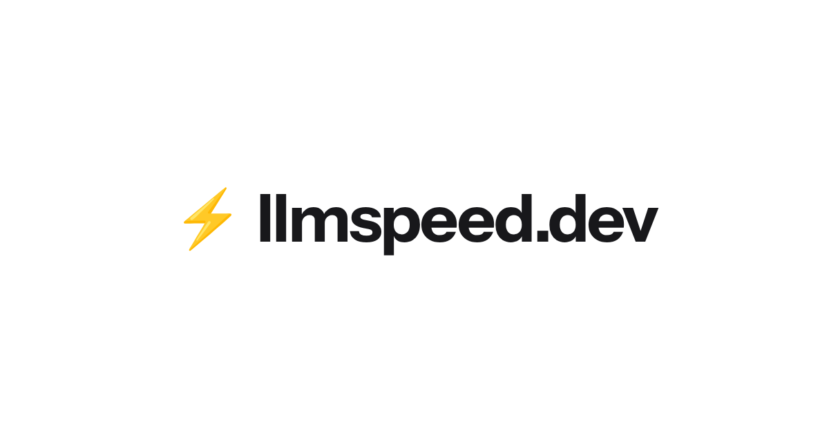 llmspeed adds a web simulator for local LLM hardware performance